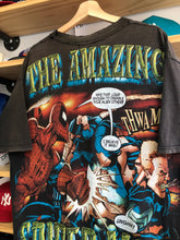 Load image into Gallery viewer, Vintage Spider-Man Venom Resurreccion Mexican Bootleg AOP Tee XL