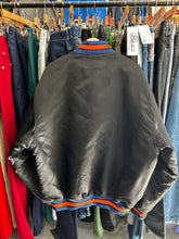 Load image into Gallery viewer, Vintage 2000 PUMA New York Mets Black Satin Jacket Large