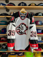Load image into Gallery viewer, Vintage CCM Buffalo Sabres Dominik Hasek Goat Head Stitched Jersey XL