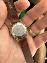 Load image into Gallery viewer, Vintage 1960s Benrus 34MM Hand Wind Gold Plated Watch