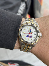 Load image into Gallery viewer, Vintage 2007 New York Mets LogoArts Two Tone Quartz Watch