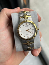 Load image into Gallery viewer, Citizen Stainless Steel Gold Quartz Date Watch