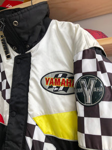 Vintage Yamaha Cold Weather Racing Puffer Jacket Size Small
