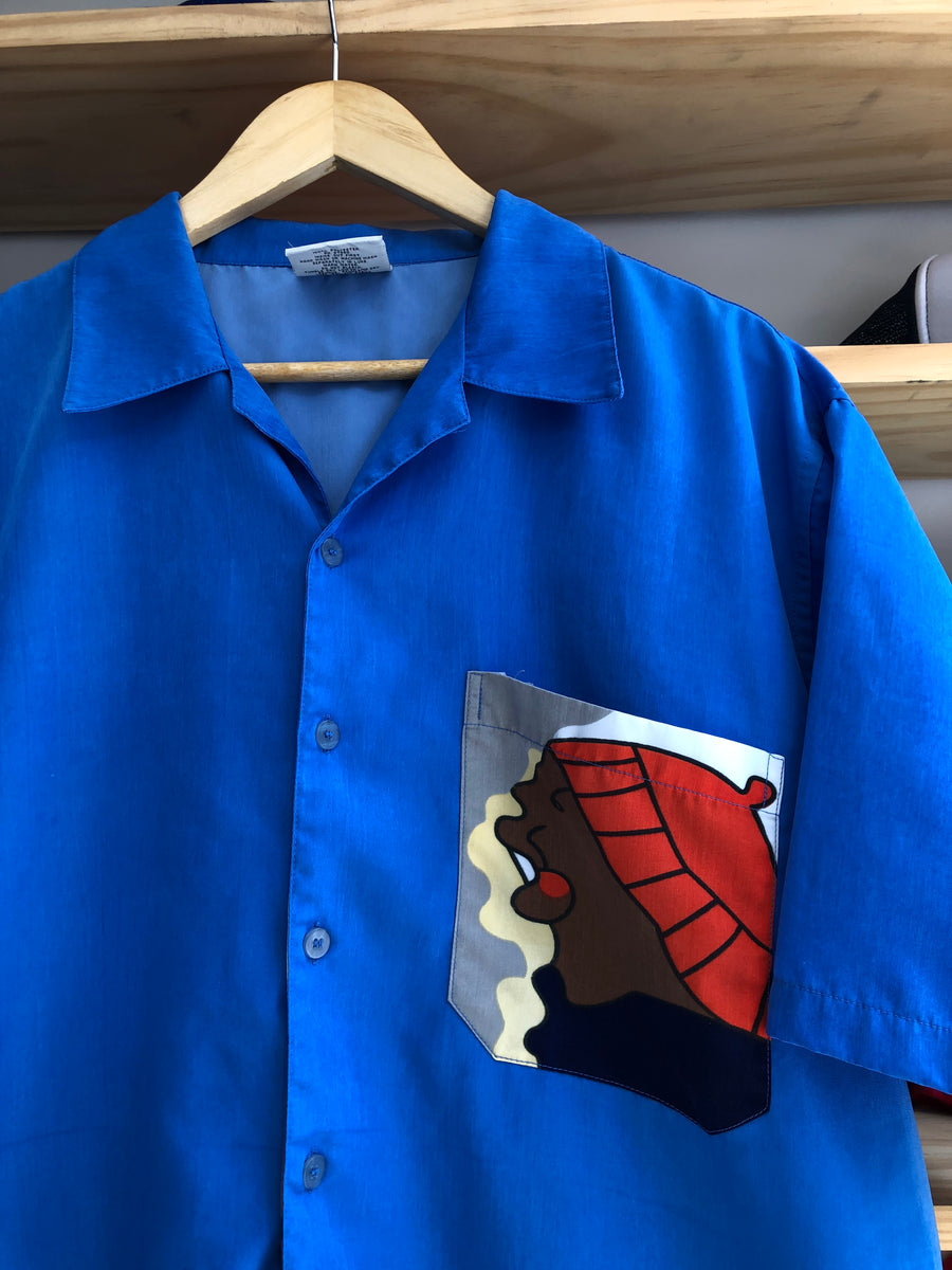 Vintage Platinum Fubu Fat Albert Button Shirt Size L/XL – Select