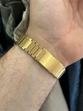 Load image into Gallery viewer, Vintage 1976 Bulova Computron LED Gold Tone Quartz Watch