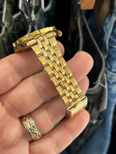 Load image into Gallery viewer, Vintage 1995 Bulova Caravelle Gold Quartz Diver Watch 38MM