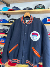 Load image into Gallery viewer, Vintage 1 of 1 DeLong Wool Varsity 1979-1983 New York Knicks Logo Patch Jacket Large / XL