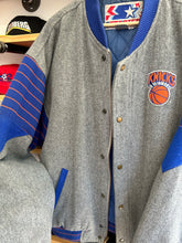 Load image into Gallery viewer, Vintage 1989 Starter New York Knicks Wool Script Varsity Jacket XL