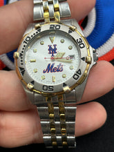 Load image into Gallery viewer, Vintage 2007 New York Mets LogoArts Two Tone Quartz Watch