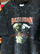 Load image into Gallery viewer, Vintage 2002 Harley Davidson 100 Year Anniversary AOP Tee Size XL/2XL