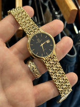 Load image into Gallery viewer, Vintage 90s GIVENCHY Paris Gold Plated 34MM Quartz Watch