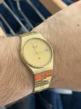 Load image into Gallery viewer, Vintage 1985 Seiko SQ Gold Quartz Watch