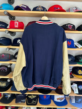 Load image into Gallery viewer, Vintage Majestic New York Yankees Leather / Wool Script Varsity Jacket XL