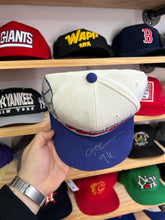 Load image into Gallery viewer, Vintage 1996 Sports Specialties Philadelphia 76ers Shadow SnapBack Autographed by Allen Iverson