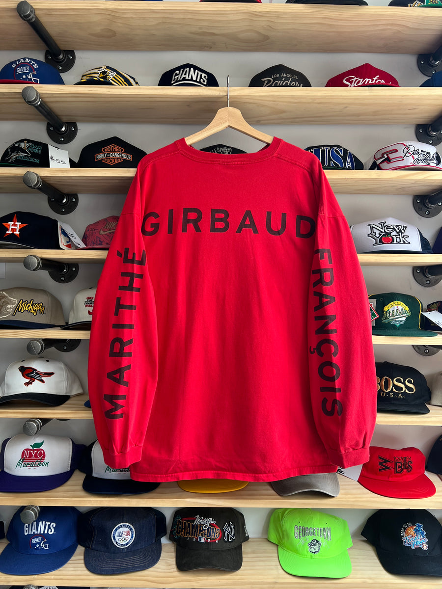 Vintage Marithe Francois Girbaud Back Spellout Long Sleeve Tee