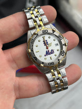 Load image into Gallery viewer, Vintage 2007 New York Mets LogoArts Two Tone Quartz Watch