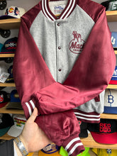 Load image into Gallery viewer, Vintage Chalk Line Mack Trucks Sherpa Lined Satin / Fleece Jacket L / XL