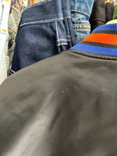 Load image into Gallery viewer, Vintage 2000 PUMA New York Mets Black Satin Jacket Large