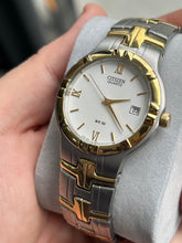Load image into Gallery viewer, Citizen Stainless Steel Gold Quartz Date Watch