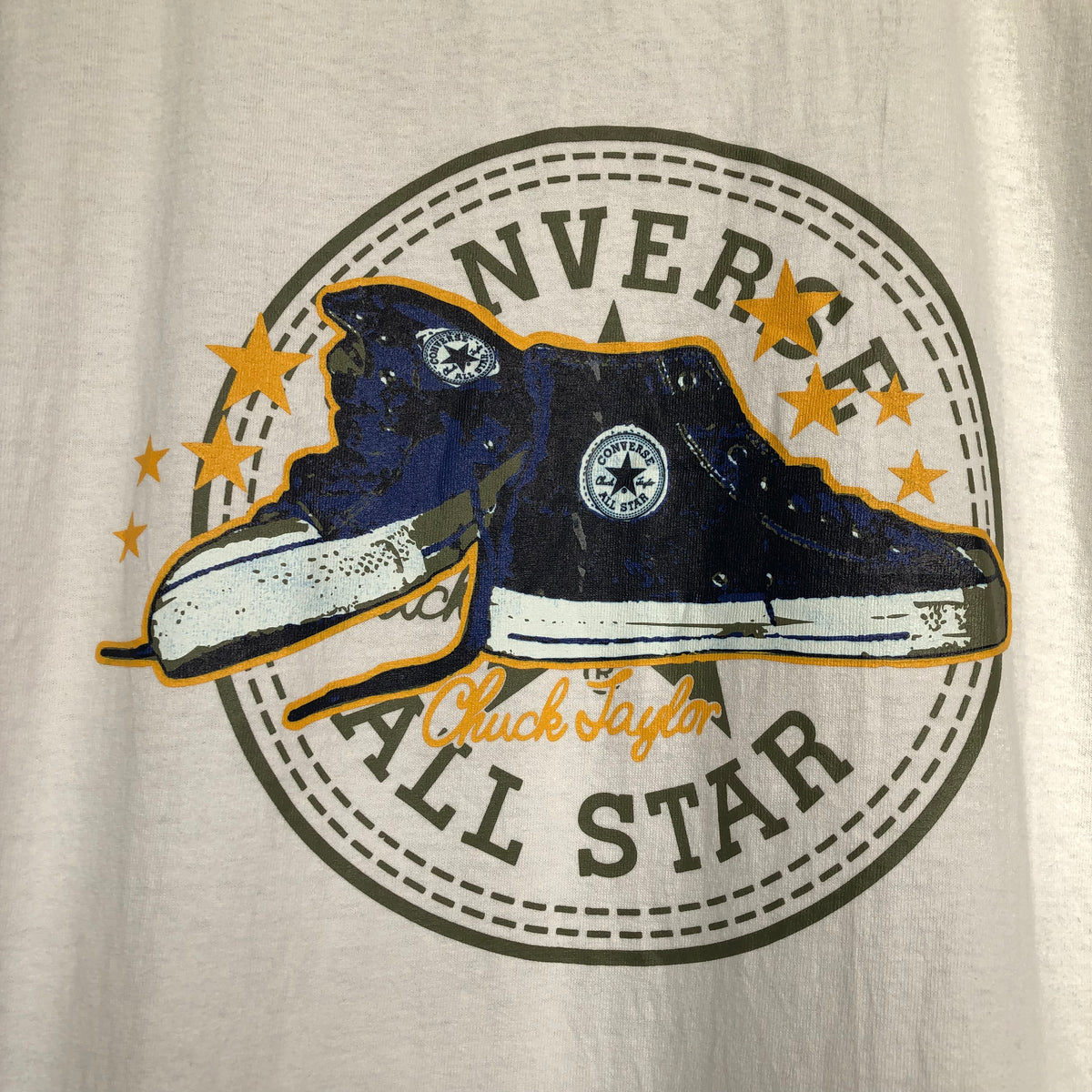 Converse Oversized Hockey Jersey Long Sleeve In White