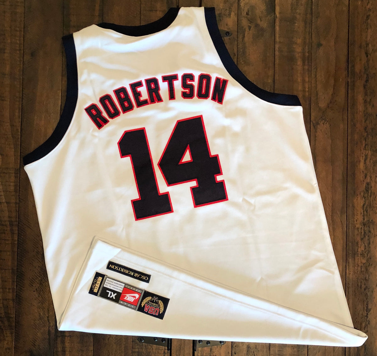 Team USA Basketball Legends Oscar Robinson Nike Jersey Stitched NWT XL –  Select Vintage BK