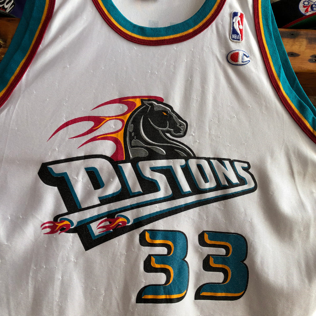Detroit Pistons Jackson #5 Game Issued White Jersey 48+6 33