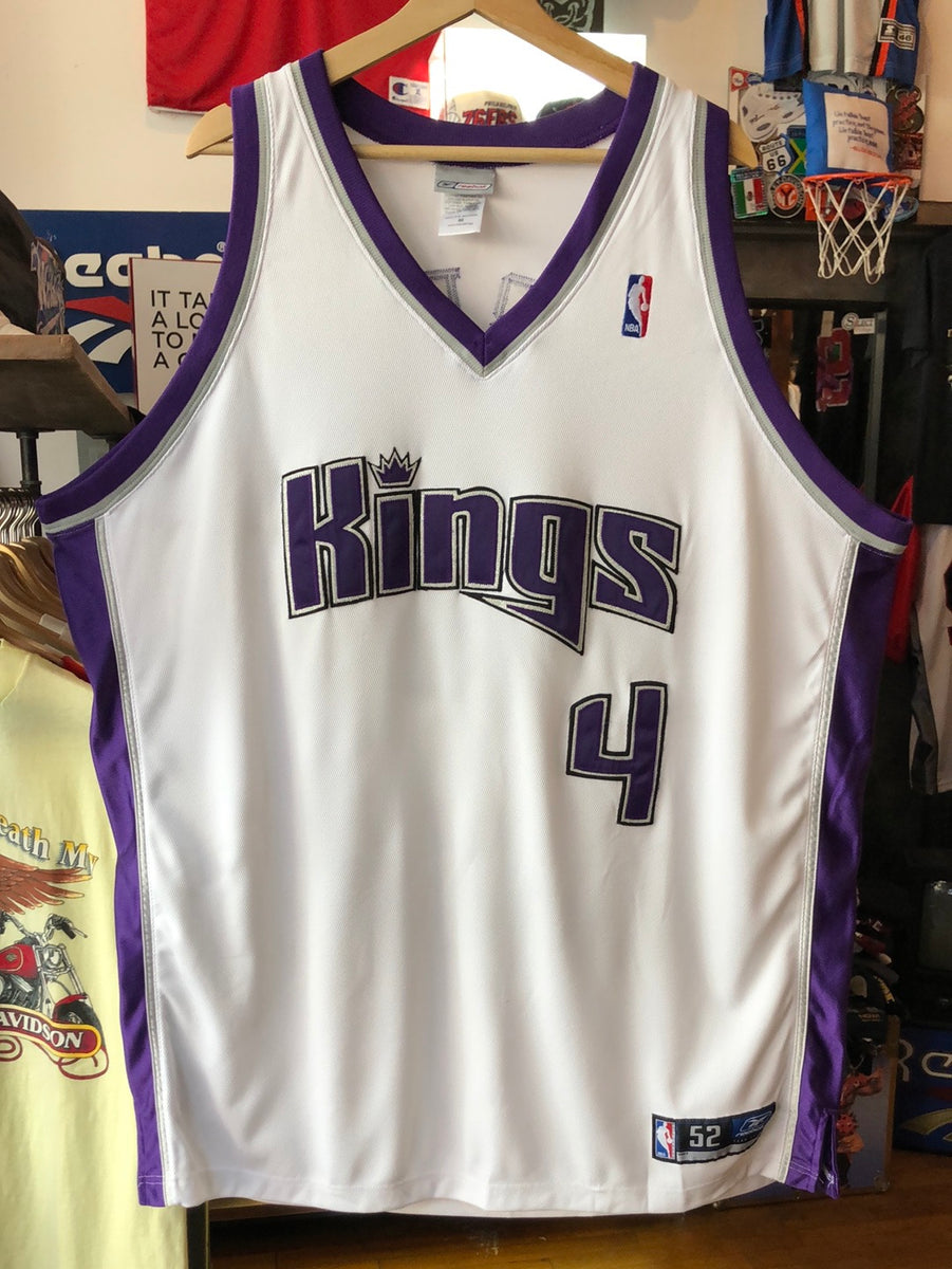 Chris Webber 4 NBA Sacramento Kings Basketball Jersey Size 56 NOS Reebok 