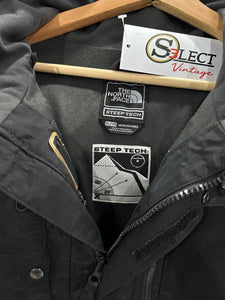 Vintage The North Face Steep Tech Black Blue Jacket XL