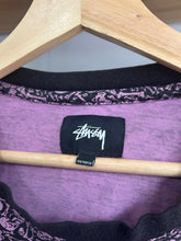Load image into Gallery viewer, Stussy All-Over Print Skull &amp; Bones Tee Size Large
