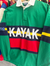 Load image into Gallery viewer, Polo Ralph Lauren Retro Kayak Hi Tech Striped Rugby Classic Fit XL
