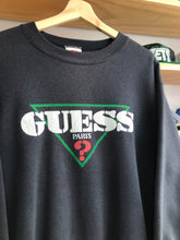 Load image into Gallery viewer, Vintage Guess Paris Boot Logo Crewneck Size Large
