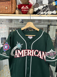 Vintage 2001 Majestic American League Alex Rodriguez Texas Rangers All Star Game Authentic Jersey Medium