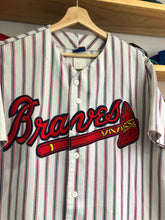 Load image into Gallery viewer, Vintage Majestic Atlanta Braves Pinstripe Blank Jersey Size XL
