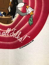 Load image into Gallery viewer, Vintage 1989 Looney Tunes Double Sided Crewneck Sweater Size Medium
