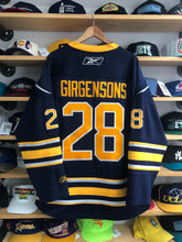 Load image into Gallery viewer, 2010s Reebok Buffalo Sabres Zemgus Girgensons Jersey Size Large
