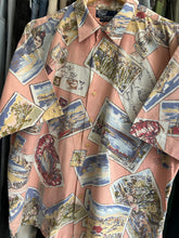 Load image into Gallery viewer, Vintage 90s Polo Ralph Lauren Pastel Pink Hawaiian Postcard Button Down Shirt XL
