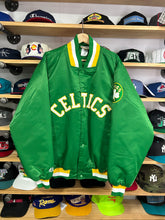 Load image into Gallery viewer, Vintage Majestic Boston Celtics Hardwood Classics Jacket Sz Large
