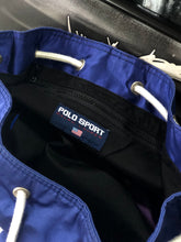 Load image into Gallery viewer, Vintage Ralph Lauren Polo Sport USA Satin Knapsack Bag
