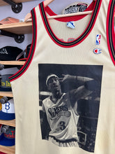 Load image into Gallery viewer, Vintage 1998 Champion Allen Iverson Gold Portrait Custom Jersey 52 XXL
