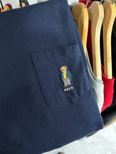 Load image into Gallery viewer, Vintage Polo Ralph Lauren Bear Long Sleeve Pocket Tee XL
