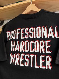 Vintage 1999 WWF The Rock Professional Hardcore Wrestling Tee Size Large