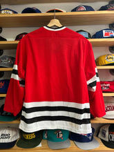 Load image into Gallery viewer, Vintage 90s CCM Chicago Blackhawks Hockey Jersey Size S/M
