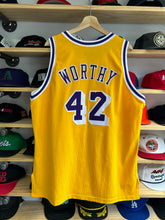 Load image into Gallery viewer, Vintage Early 90s Los Angeles Lakers James Worthy Authentic Champion Jersey 48 XL
