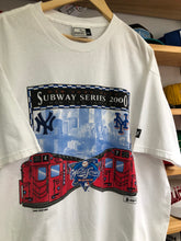 Load image into Gallery viewer, Vintage Puma Yankees VS Mets 2000 Subway Series WS Tee Size XL
