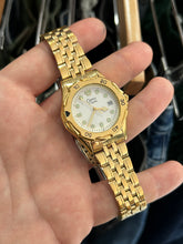 Load image into Gallery viewer, Vintage 1995 Bulova Caravelle Gold Quartz Diver Watch 38MM
