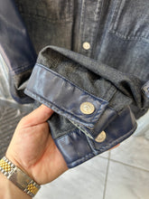Load image into Gallery viewer, Vintage Versace Jeans Couture Denim / Leather Jacket Large
