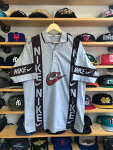 Load image into Gallery viewer, Vintage Nike Logo Spellout Boot Polo Shirt Size Large

