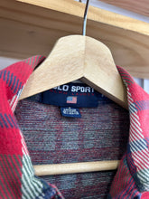 Load image into Gallery viewer, Vintage Ralph Lauren Polo Sport Cotton Plaid Half Zip Pullover Medium
