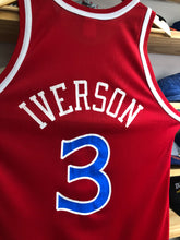 Load image into Gallery viewer, Vintage Champion Philadelphia 76ers Allen Iverson Jersey Size 40/Medium
