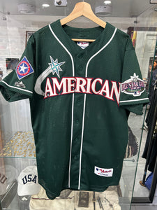 Vintage 2001 Majestic American League Alex Rodriguez Texas Rangers All Star Game Authentic Jersey Medium